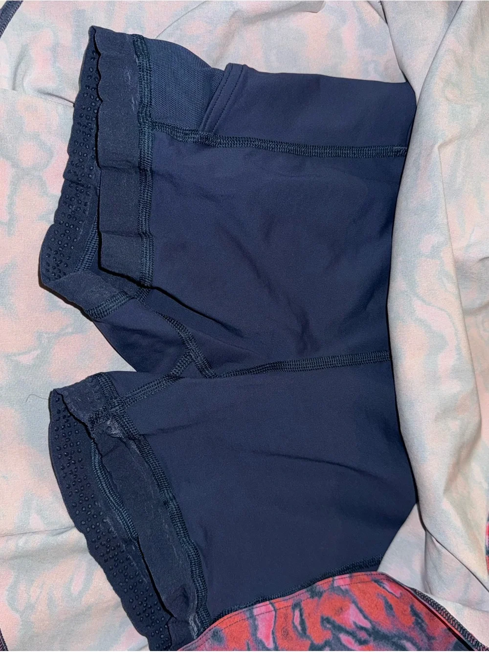 lululemon athletica Pink and Blue Abstract tennis   Skirt size 4